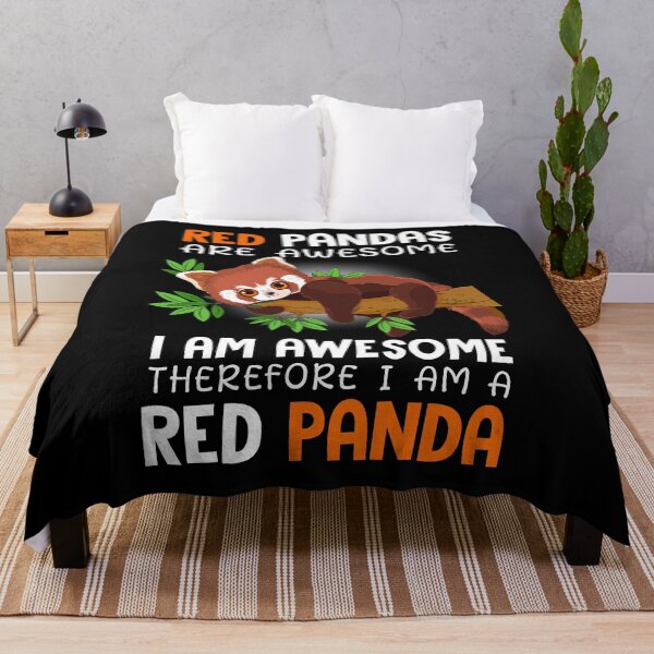 Item preview, Red Pandas are Awesome I Am Awesome Therefore I am a Red Panda designed and sold by sprintmoon.