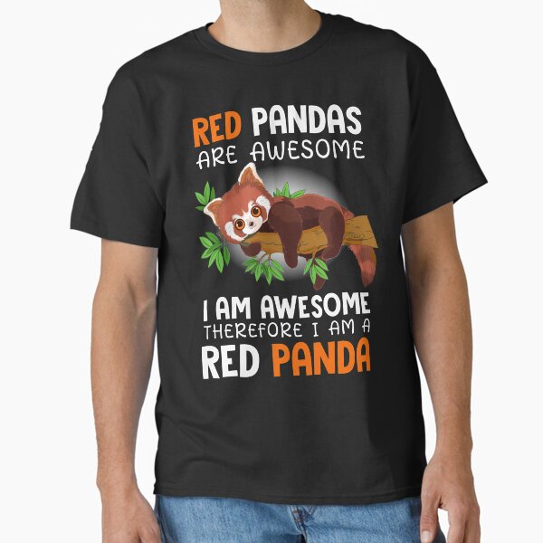 Aperçu de l'œuvre Les pandas roux sont géniaux, je suis génial, donc je suis un panda roux créée et vendue par sprintmoon.