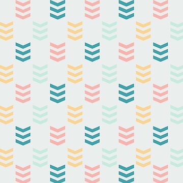 Artwork thumbnail, Arrows (pointed downward) Pattern in Multiple Colors by Dream Big! by E. H.