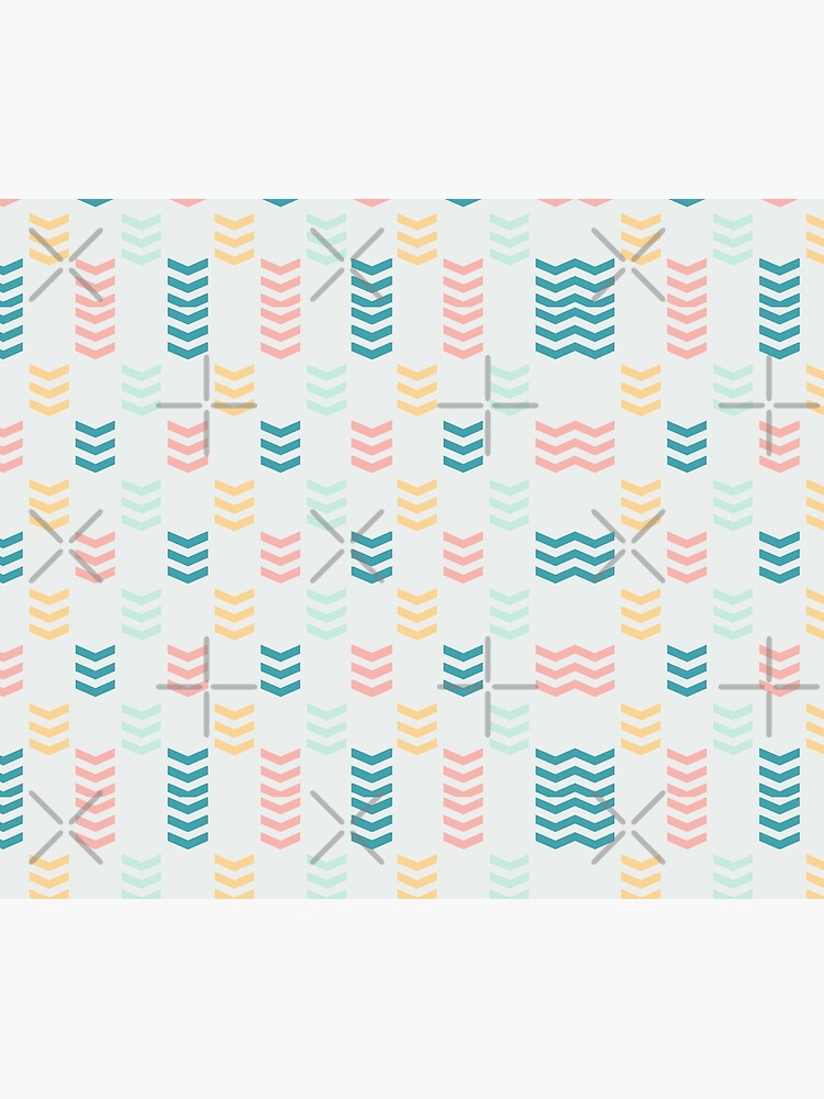 Thumbnail 6 of 6, Throw Blanket, Arrows (pointed downward) Pattern in Multiple Colors designed and sold by DesignsbyEH.
