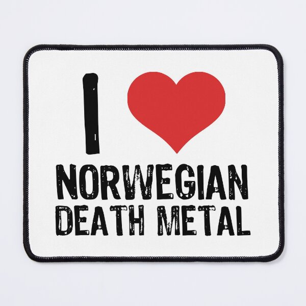 Item preview, I Love Norwegian Death Metal designed and sold by The "I Love Everything" Shop.