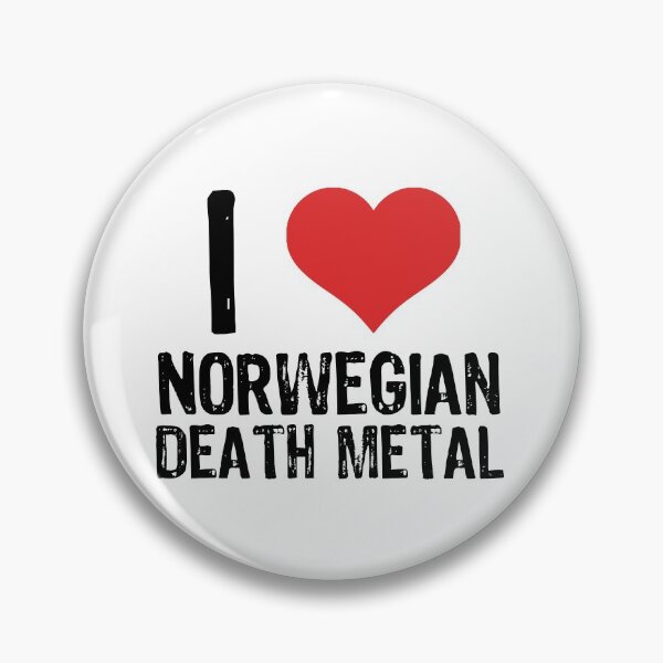 Item preview, I Love Norwegian Death Metal designed and sold by The "I Love Everything" Shop.