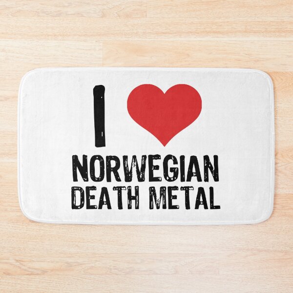 Item preview, I Love Norwegian Death Metal designed and sold by The "I Love Everything" Shop.