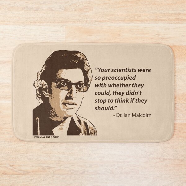Item preview, Dr. Ian Malcolm Graphic designed and sold by Luhmdesign.