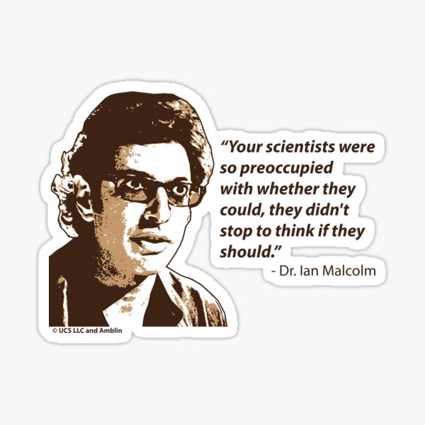 Item preview, Dr. Ian Malcolm Graphic designed and sold by Luhmdesign.