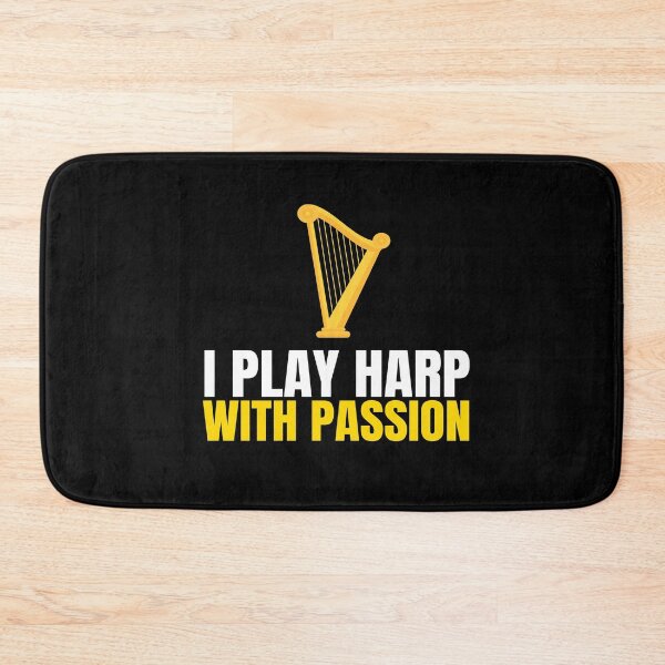 Item preview, Play Harp with Passion Music Instrument designed and sold by MooonTees.