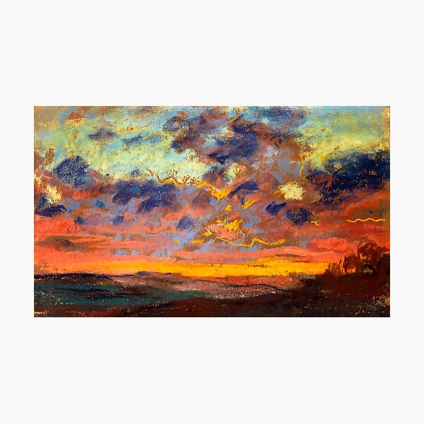 Item preview, Claude Monet "Coucher de soleil (Sunset)" designed and sold by Alexandra Dahl.