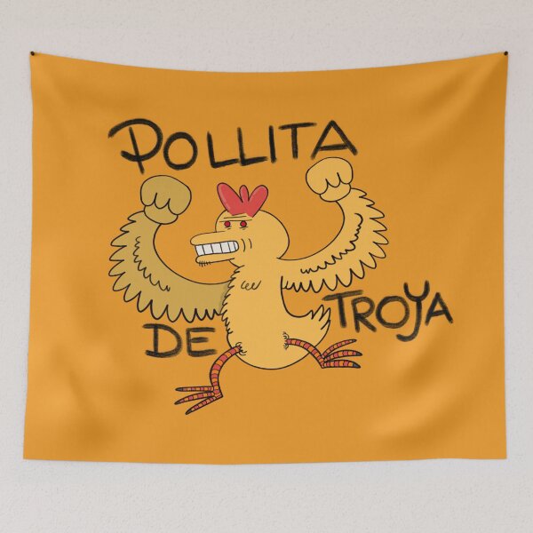 Item preview, TROY'S CHICK AGAINST GODUS designed and sold by mrdelman.