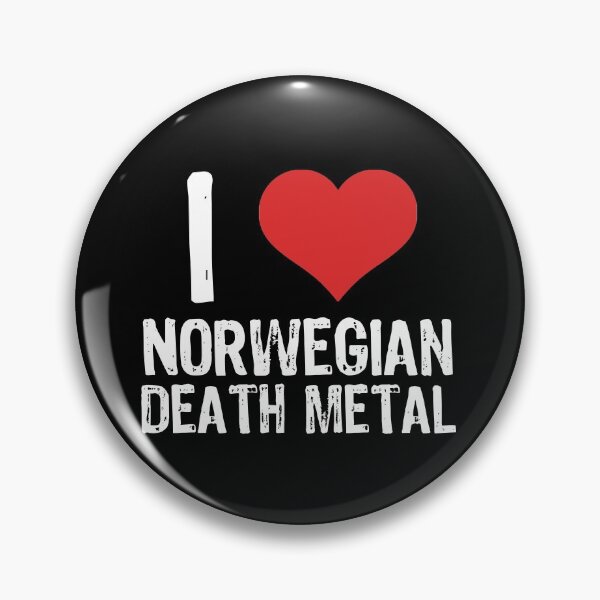 Item preview, I Love Norwegian Death Metal designed and sold by The "I Love Everything" Shop.