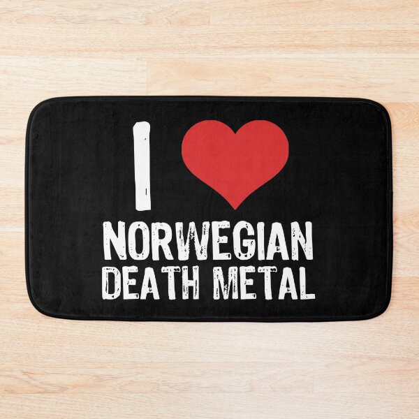 Item preview, I Love Norwegian Death Metal designed and sold by The "I Love Everything" Shop.