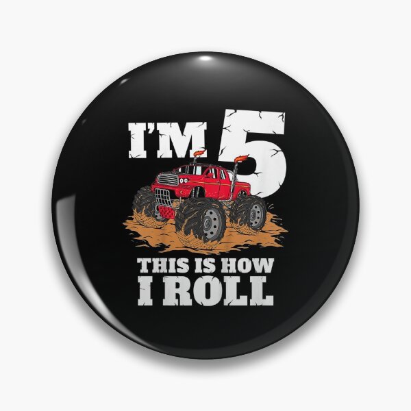 Item preview, Kids Monster Truck 5th Birthday Boy 5 Year Old designed and sold by MivaanshiAhe.