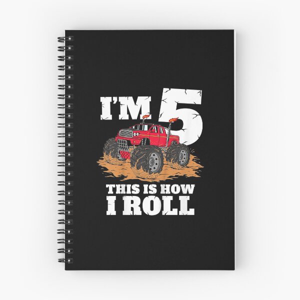 Item preview, Kids Monster Truck 5th Birthday Boy 5 Year Old designed and sold by MivaanshiAhe.