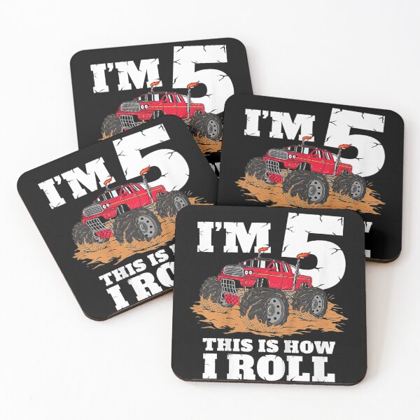 Item preview, Kids Monster Truck 5th Birthday Boy 5 Year Old designed and sold by MivaanshiAhe.