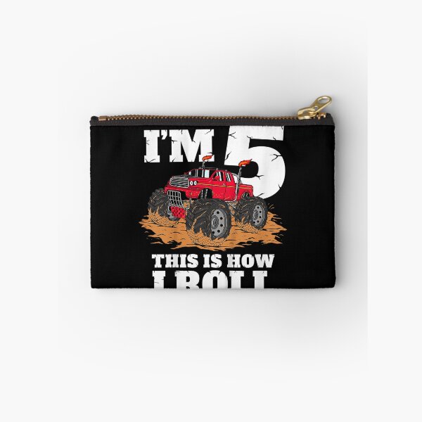 Item preview, Kids Monster Truck 5th Birthday Boy 5 Year Old designed and sold by MivaanshiAhe.