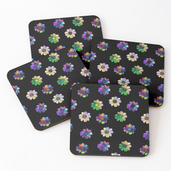 Item preview, Flowers for Andi on Black designed and sold by sunnywindows.