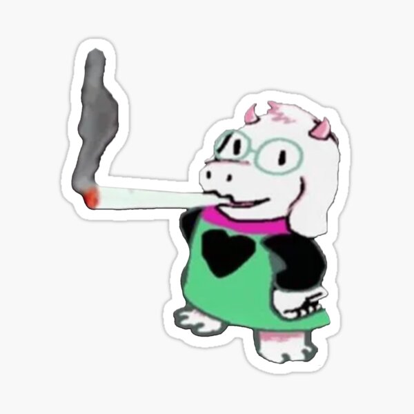 Artikel-Vorschau von Ralsei raucht einen Blunt Deltarune, lustiges Meme, Boof Zoomers, designt und verkauft von Lil Stank.