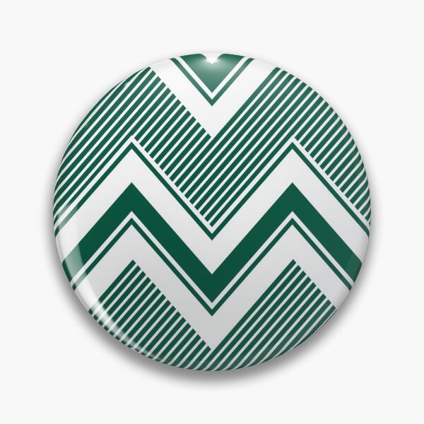 Item preview, Green and white zig zag pattern designed and sold by BLMcreations.