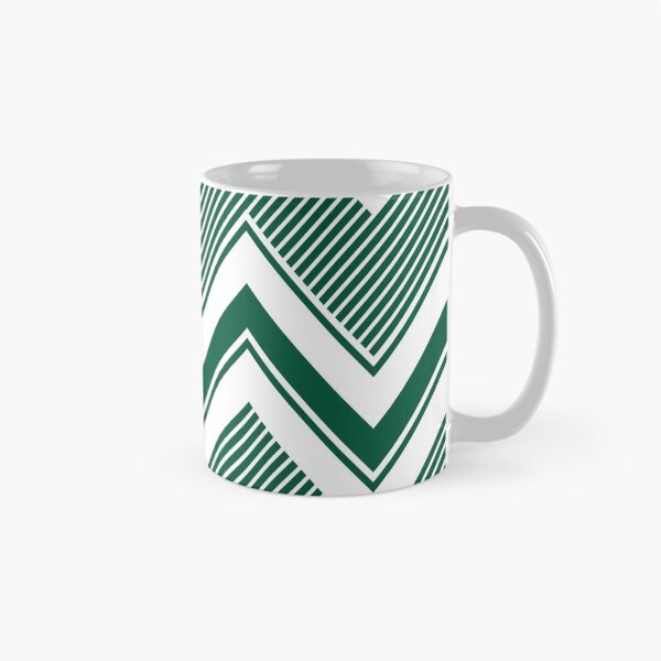 Item preview, Green and white zig zag pattern designed and sold by BLMcreations.