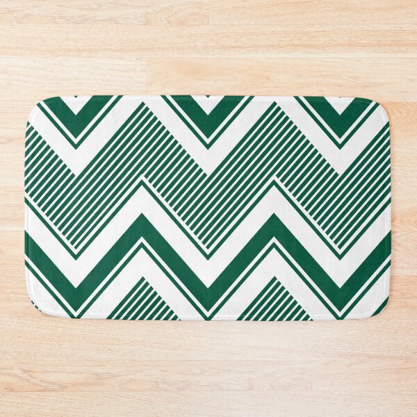 Item preview, Green and white zig zag pattern designed and sold by BLMcreations.