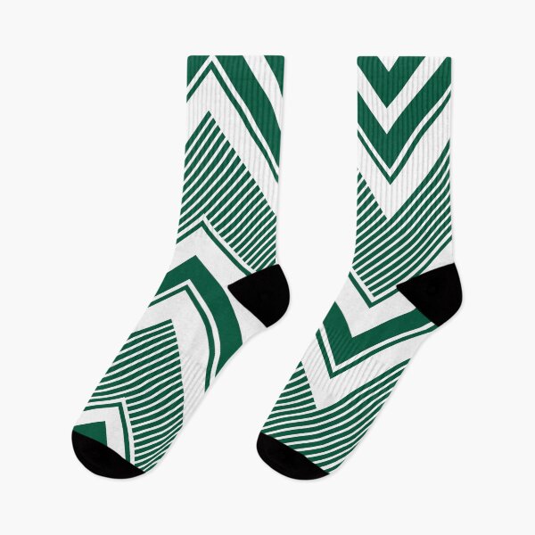 Item preview, Green and white zig zag pattern designed and sold by BLMcreations.