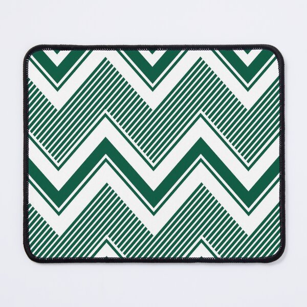 Item preview, Green and white zig zag pattern designed and sold by BLMcreations.