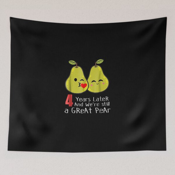 Item preview, 4th Wedding Anniversary Funny Couples designed and sold by Sayfullahsel.