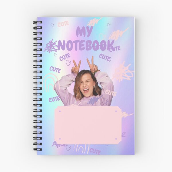 Item preview, Cuaderno Millie Bobby Brown designed and sold by KAIRAAY.