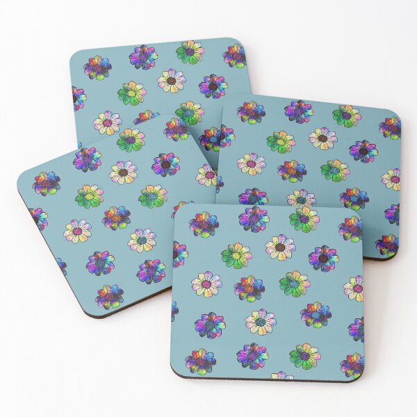 Item preview, Flowers for Andi on Sky Blue designed and sold by sunnywindows.