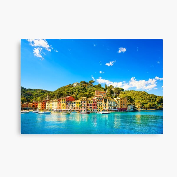 Portofino village and little harbor. Italy Canvas Print