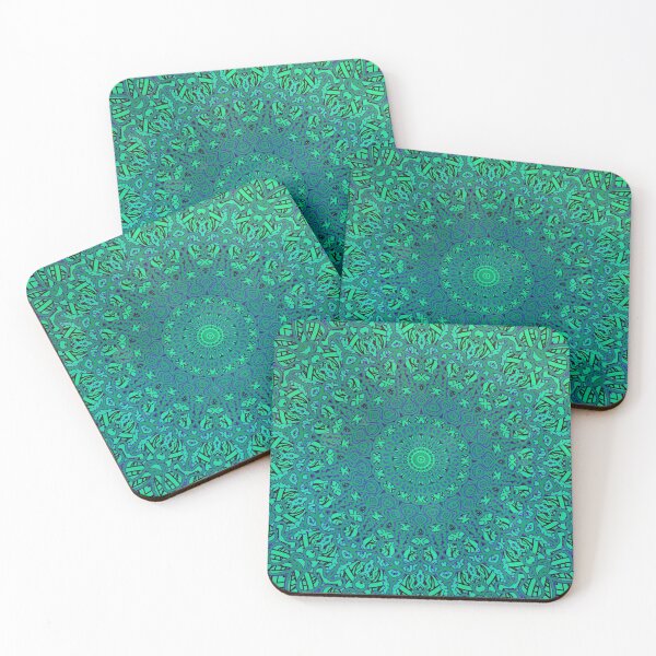 Item preview, Boho Green Mandala  designed and sold by shantilovesart.