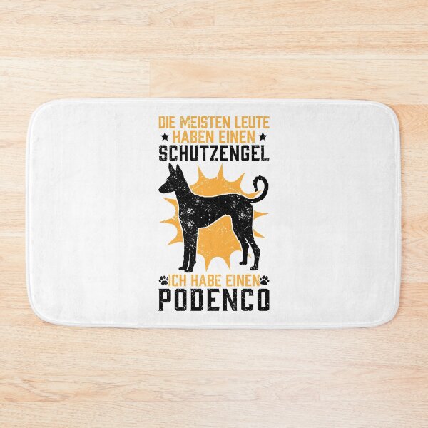 Item preview, Podenco Guardian Angel Spanish Hunting Dog saying designed and sold by madgrfx.