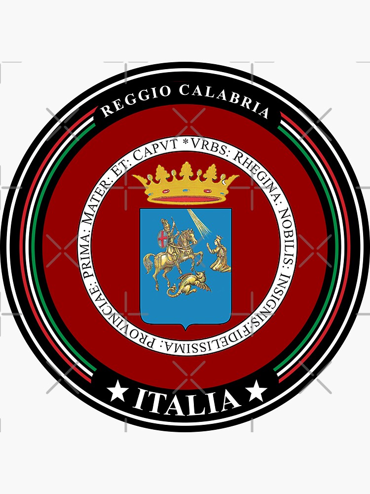 "Reggio Calabria Italy Flag" Sticker for Sale by T-warrior | Redbubble