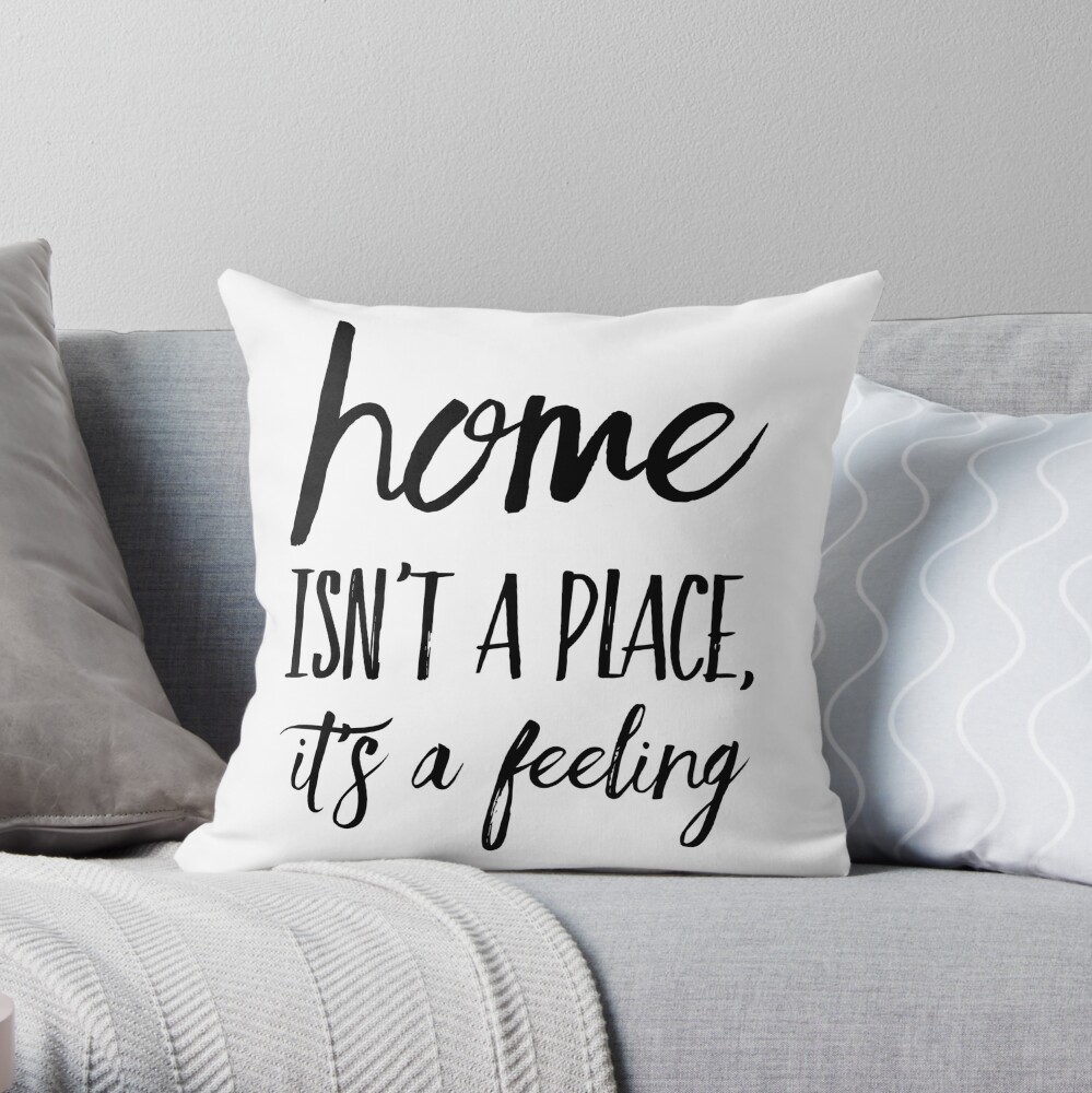 home throw pillow