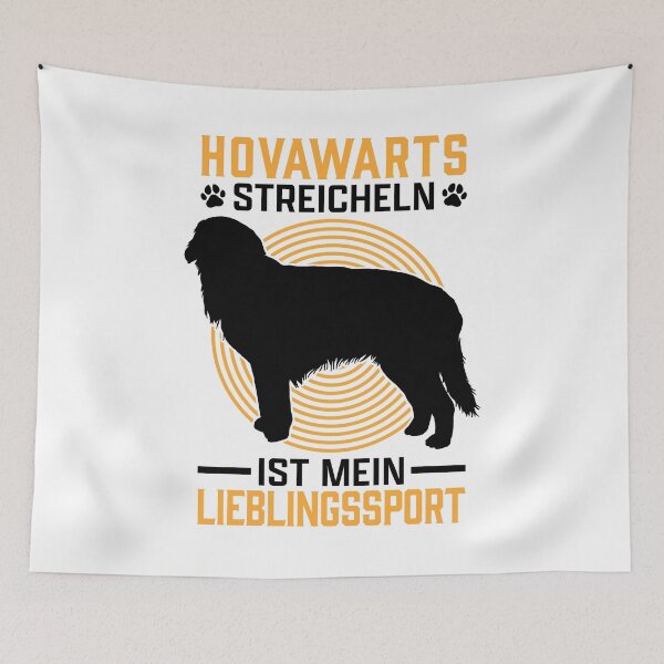 Item preview, Hovawarts petting the farm guard farm dog saying designed and sold by madgrfx.