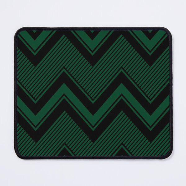 Item preview, Black and green zig zag pattern designed and sold by BLMcreations.