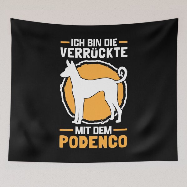 Item preview, Crazy with Podenco Spanish Hound designed and sold by madgrfx.