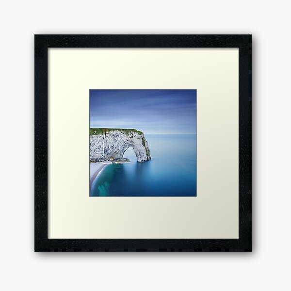 Etretat, Manneporte arch. Normandy Framed Art Print