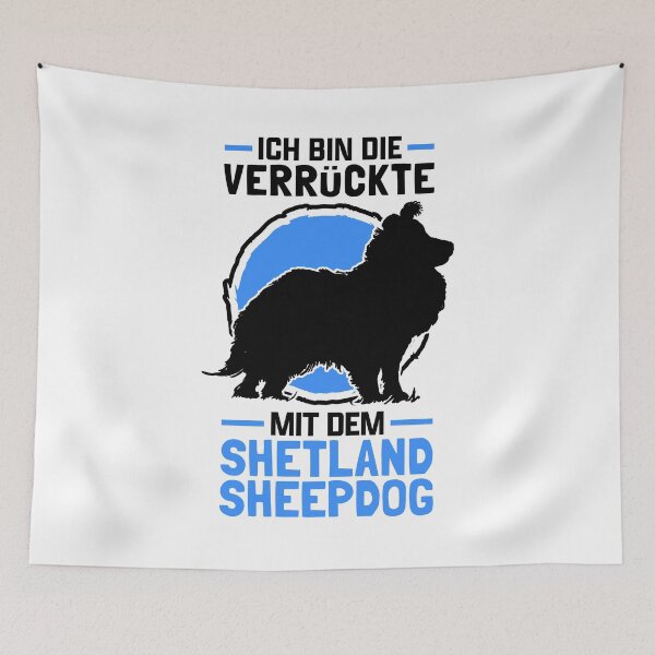 Item preview, Shetland Sheepdog Crazy British Sheltie designed and sold by madgrfx.
