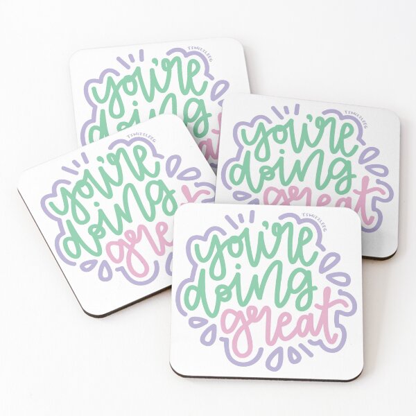 Item preview, You're Doing Great - Mint / Pink / Purple designed and sold by TswizzleEG.
