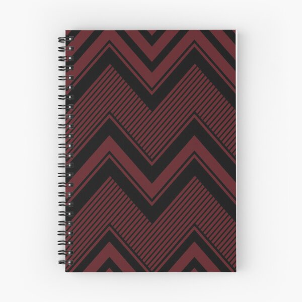 Item preview, Black and red zig zag pattern designed and sold by BLMcreations.