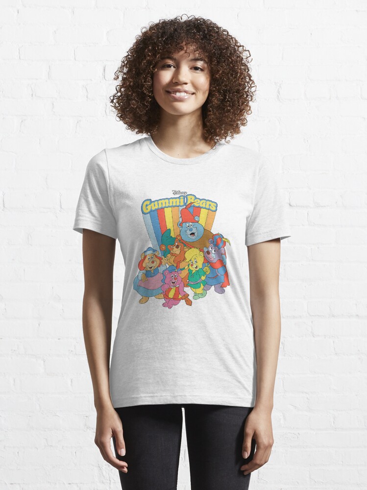 Disney Adventures of the Gummi Bears Retro - Short Sleeve Cotton T-Shirt  for Adults -Customized-Charcoal Heather 