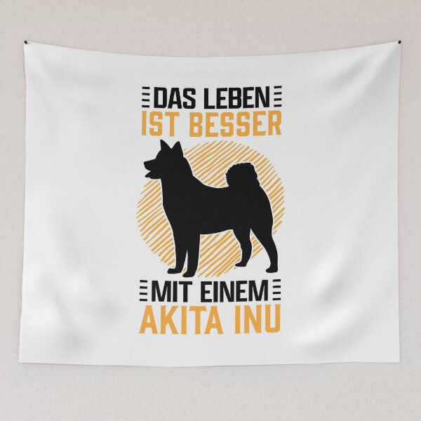 Item preview, Life is better with Akita Inu Japanese dog designed and sold by madgrfx.