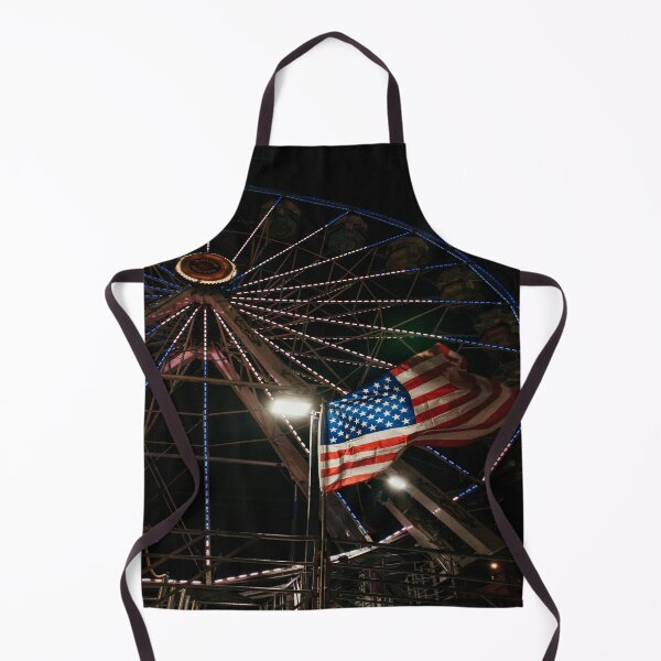 Item preview, Americana American Flag With A Red White And Blue Ferris Wheel designed and sold by JLPhotographer.