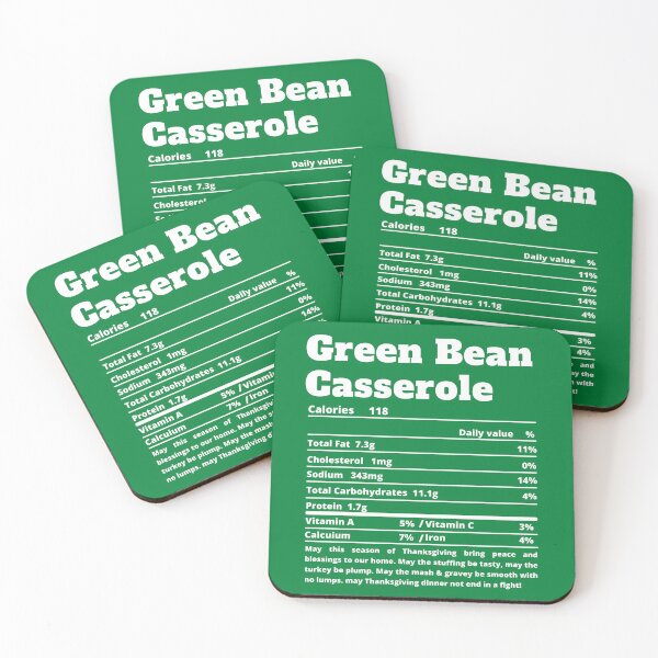 Item preview, Green Bean Casserole Facts Funny Thanksgiving Food designed and sold by MoMasry.