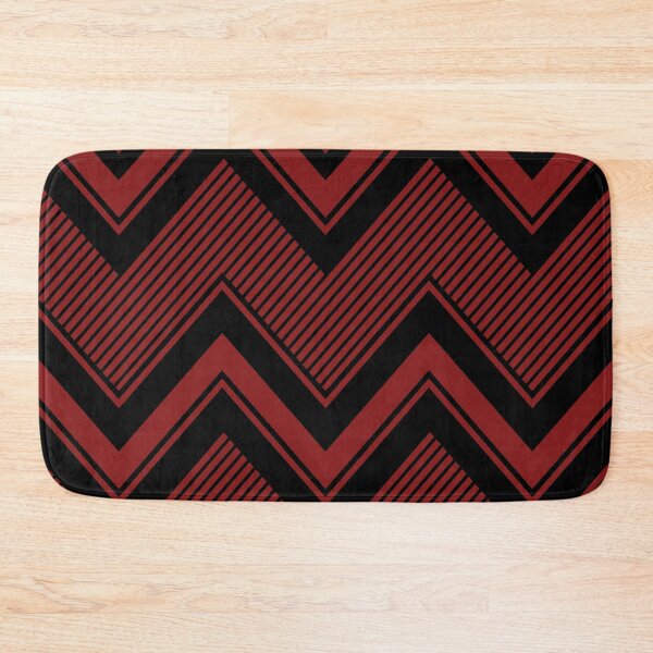 Item preview, Black and red zig zag pattern 2 designed and sold by BLMcreations.