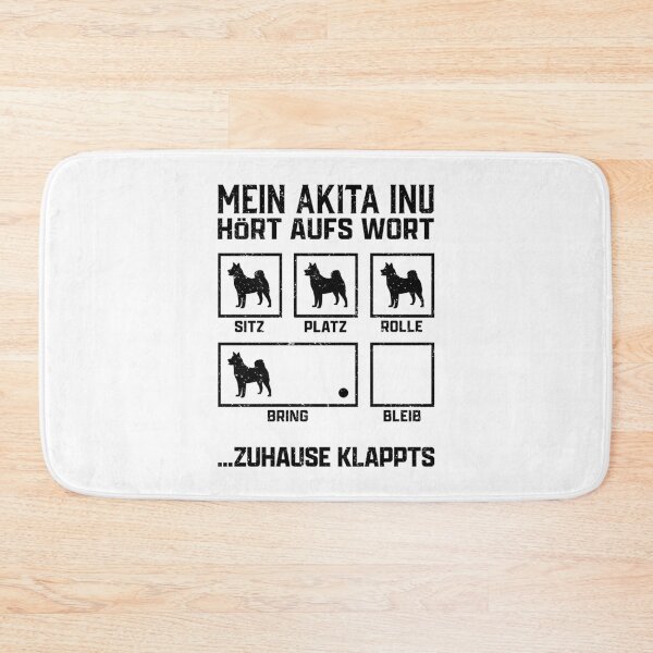 Item preview, Akita Inu Dog Tricks Japanese Dog Gift designed and sold by madgrfx.