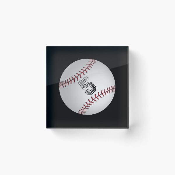 Item preview, Baseball ball number 5, five designed and sold by TheCultStuff.