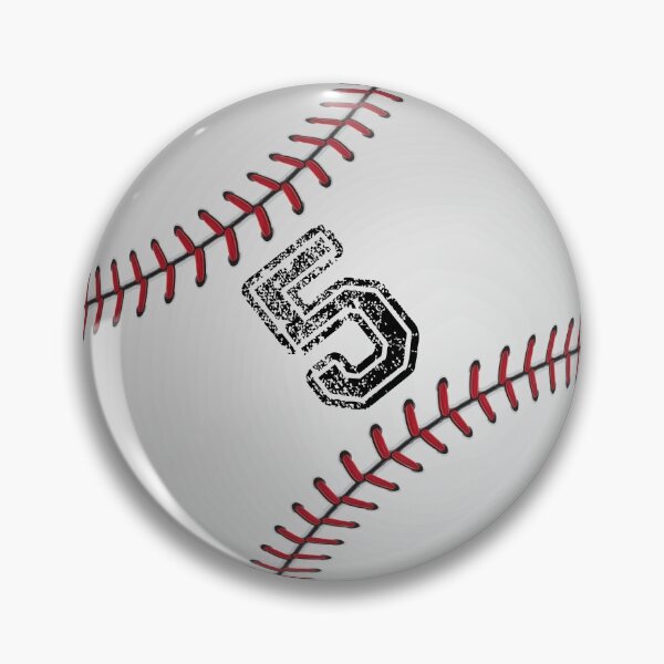 Item preview, Baseball ball number 5, five designed and sold by TheCultStuff.