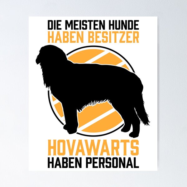 Item preview, Hovawart have staff farm guard farm dog designed and sold by madgrfx.