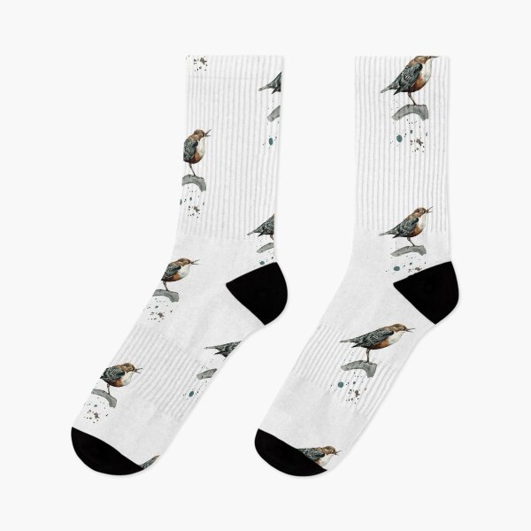 Item preview, European dipper / White-throated dipper designed and sold by Marianne Elvan Barfoed.